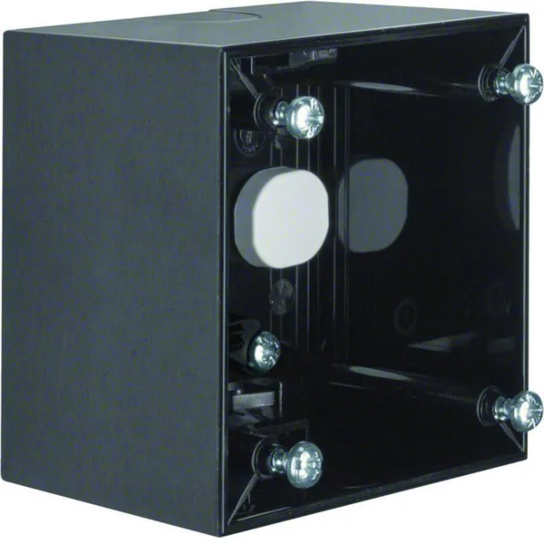 Pintakojerasia Hager Integro Flow 1f. d=41mm black