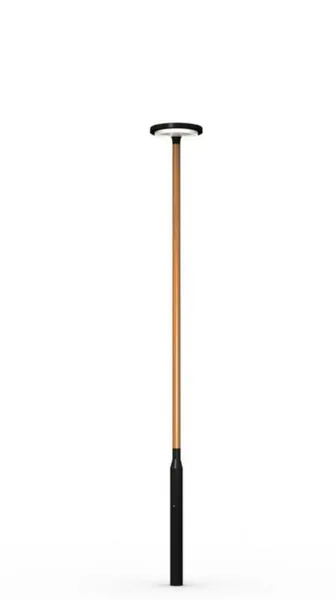 Puupylväs Ensto Saga 5W RAL 9005/CINNAMON