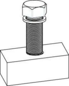 Suunnikasmutteri+ruuvi Systemal Presto - ASENNUSTARVIKE SYSTEMAL PRESTO NPB12 SUUNNIKASMUTTERI