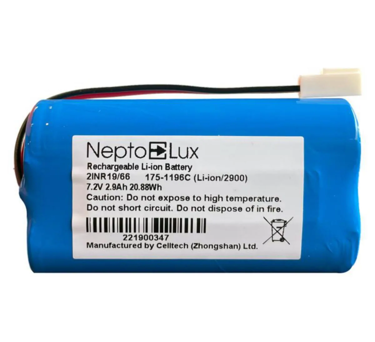 Akku lithium Neptolux - AKKU LITHIUM LI-ION/2900