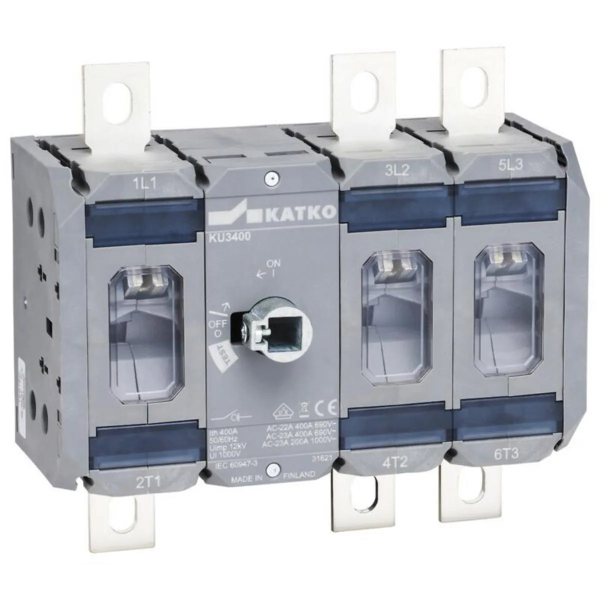 Kuormankytkin vääntö Katko LoadSafe - KUORMANKYTKIN VÄÄNTÖ KATKO KU 3X400A 400V 200KW
