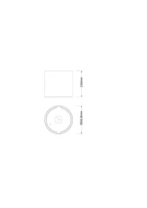 Mekaaninen lisätarvike Ledvance Downlight Comfort kiinnityskehys - MEKAANINEN LISÄTARV LEDVANCE DL CMFT FRAME D150 WHITE