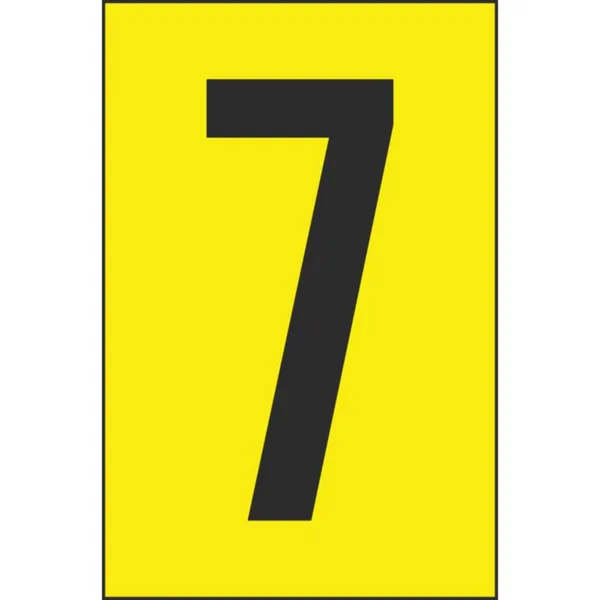 Merkintätarra Hammarprodukter numerot HAMMAR HEIJASTETARRA NUM. 7 (KELT