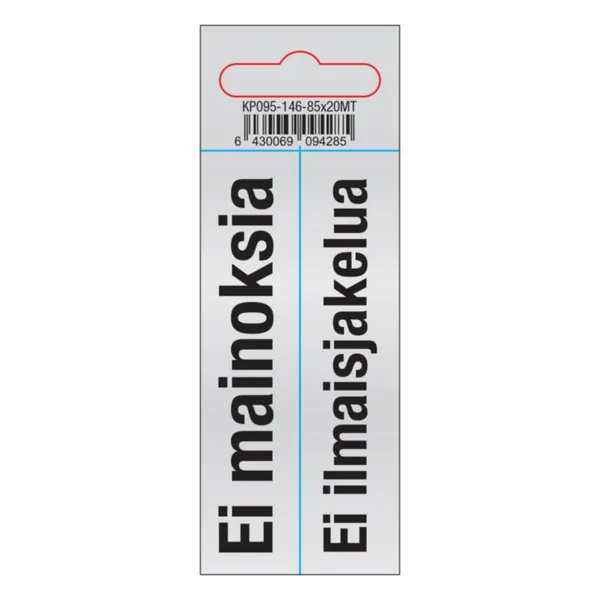 Merkintätarra SWM asunnot/kiinteistöt TARRA EI MAINOKSIA/EI ILM.JAK