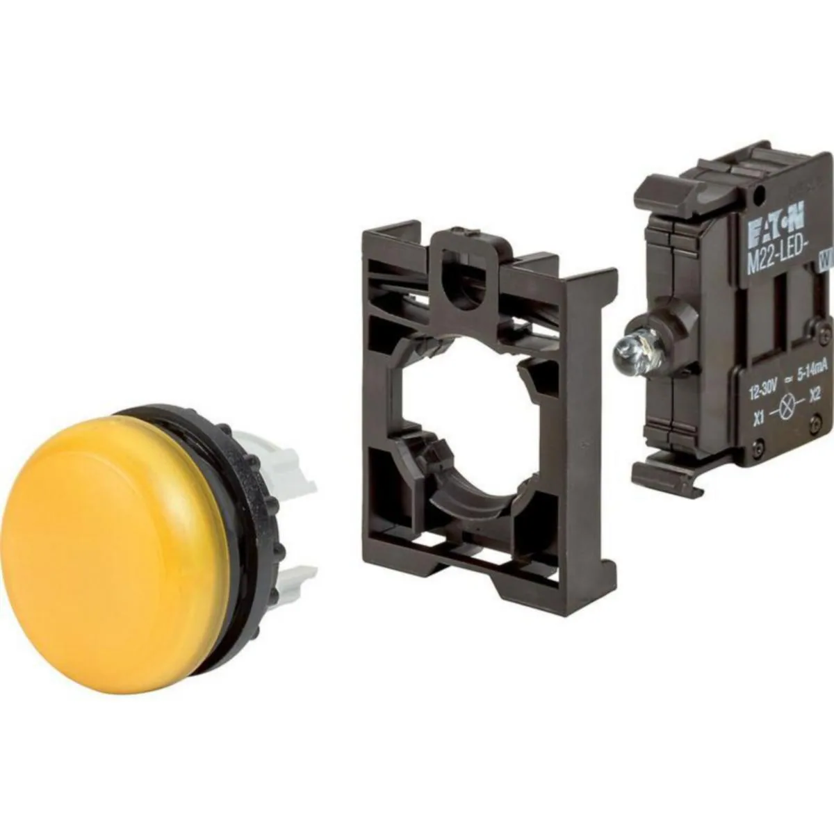 Merkkivalokaluste LED Eaton RMQ-Titan M22-L M22-L-Y-LED230-BVP – keltainen