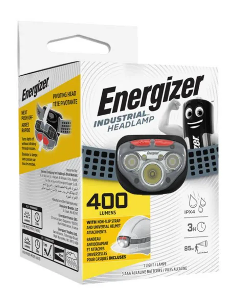 Otsa-/kypärävalaisin LED Energizer Industrial