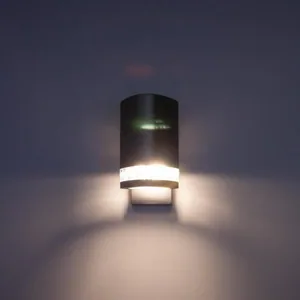Seinä/kattovalaisin ulko FTLight Dana - SEINÄ/KATTOVAL. ULKO DANA 1XGU10, MUSTA