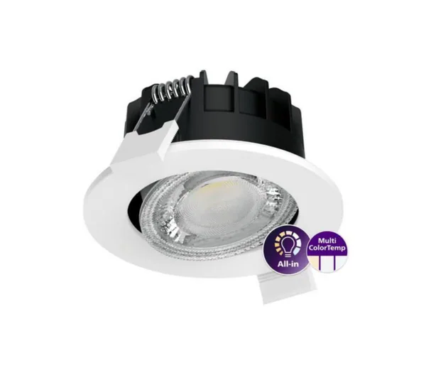 Kohdevalaisin Philips Ledinaire All-in 550LM CCT 6W 40D IP65/IP20 WH