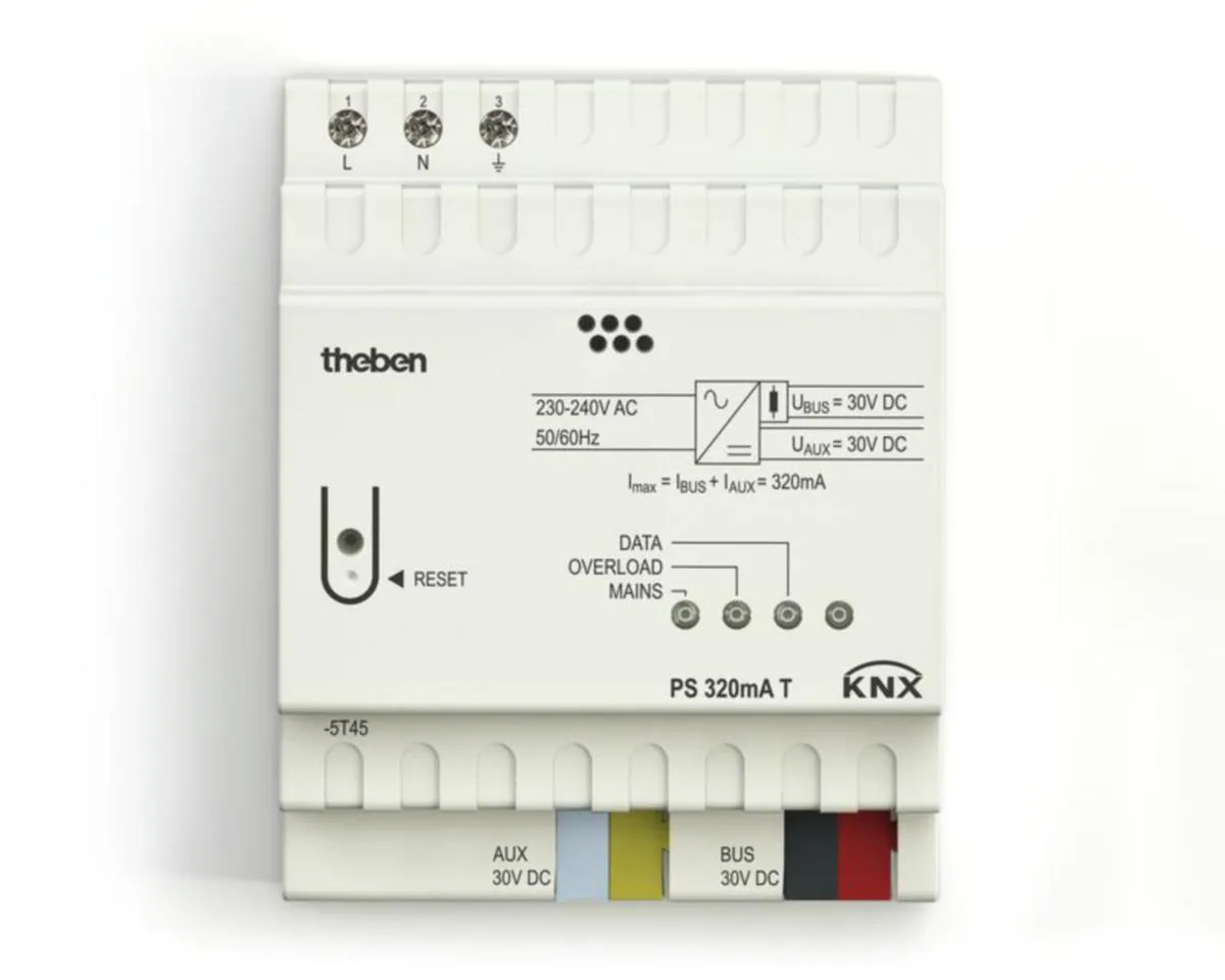 Virtalähde Theben KNX PS mA T, PS 320 MA T KNX