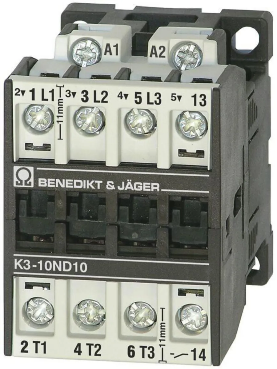 Apukontaktorit Benedikt & Jäger - APUKONTAKTORI BENEDICT&JÄGER K3-07ND04 4A 12A 230V