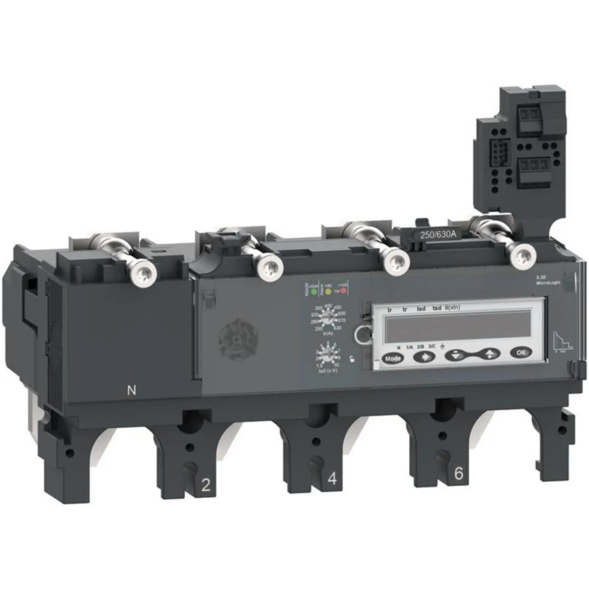 Kompaktikatkaisijan suojarele Schneider Electric ComPactT MicroLogic 4P 5.3E 400A NSX400