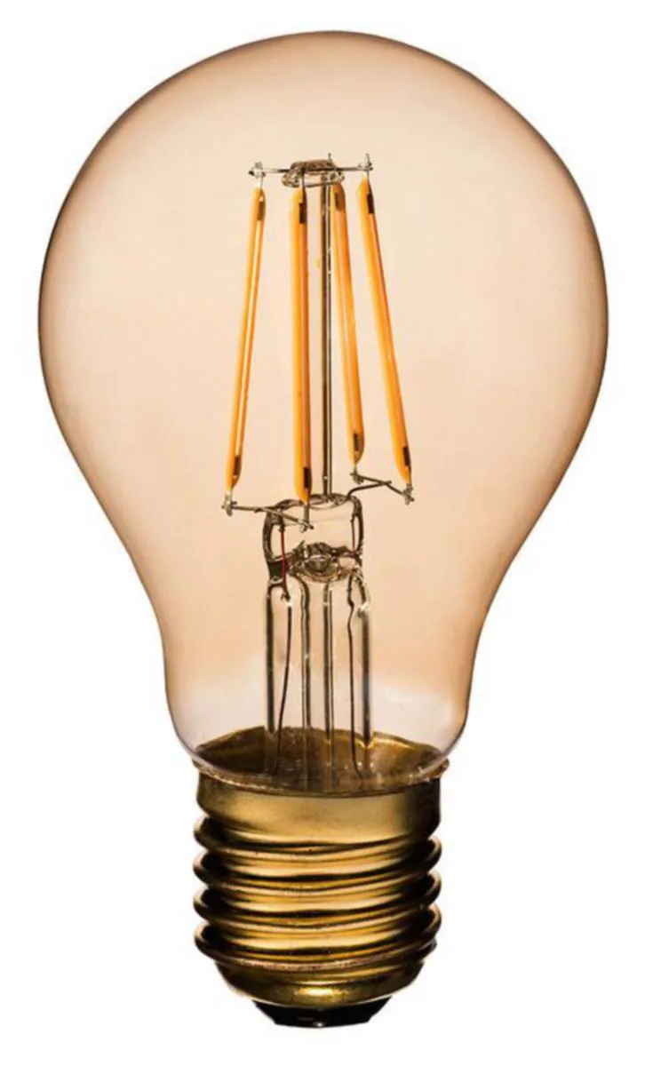 LED-lamppu Airam Antique FG A60 822 360lm E27 AM – 2200