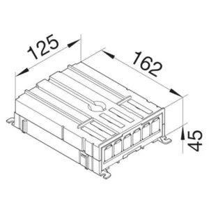 Telerasia Hager flexyoffice - TELERASIA FLEXYOFFICE G3160 DATA 6X RJ45 CAT6A