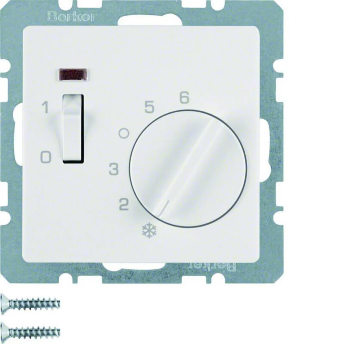 Huonetermostaatti Hager Q.1 5/30 1A 10A 24V KYT/MV VAL – valkoinen