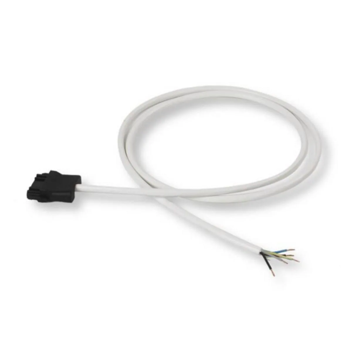 Johtosarjat 5-napaiset 1,5 mm² uros/vapaa mustat liittimet HF EnstoNet - PISTOLIITINJOHTOSARJA ENSTONET 5N UROS 5x1.5mm2 HF MUSTA 2.0m