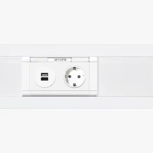 Kanavapistorasia Hager Ecoline PR+USB - KANAVAPISTORASIA ECOLINE GS1601 PR + USB A-C HF VAL