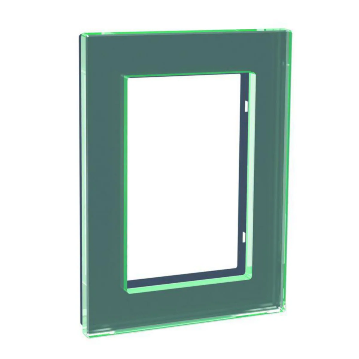 Kehys Schneider Electric Exxact lasi 2-PR. MUS – musta