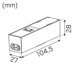 Sähköinen lisätarvike Hide-a-lite Flexline - SÄHKÖINEN LISÄTARVIKE FLEXLINE KYTKENTÄJOHTO KYTKIMELLÄ BL