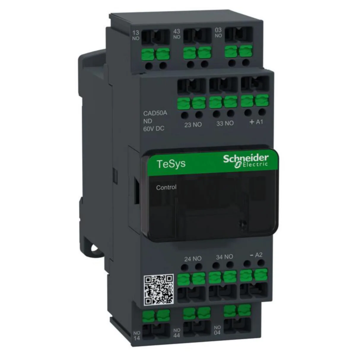 Apukontaktori Schneider Electric TeSys 5NO 3P 60V DC SNAP-IN