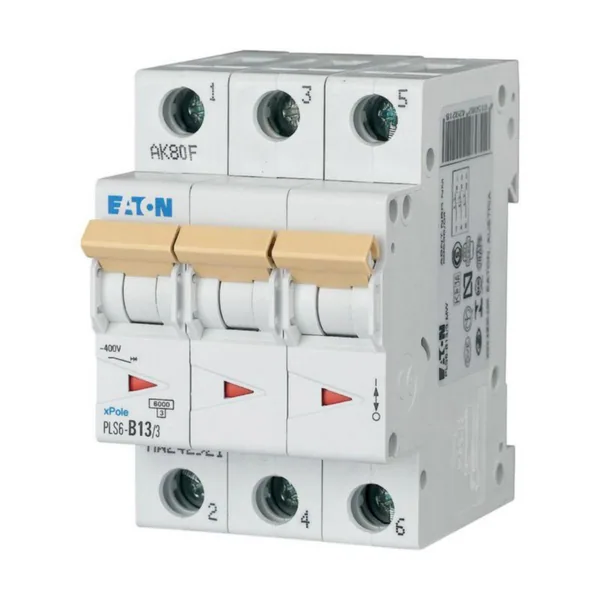 Johdonsuojakatkaisija Eaton Xpole PLS6-C13/3-MW
