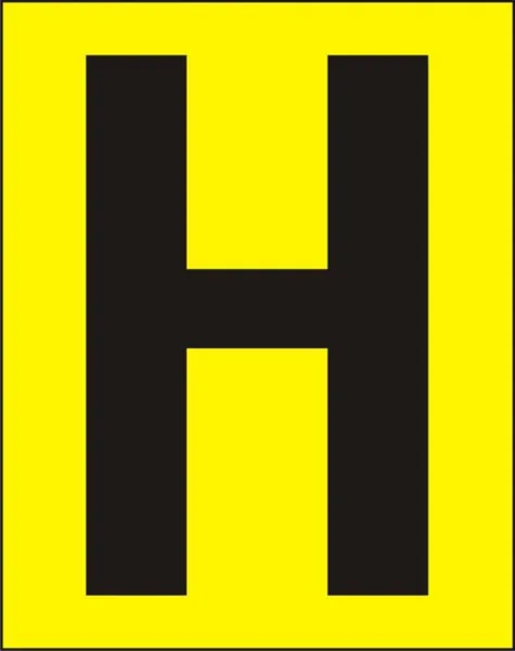 Merkintäkilpi Hammarprodukter H50 kirjaimet H-50V KIRJAIN H, PSS 25