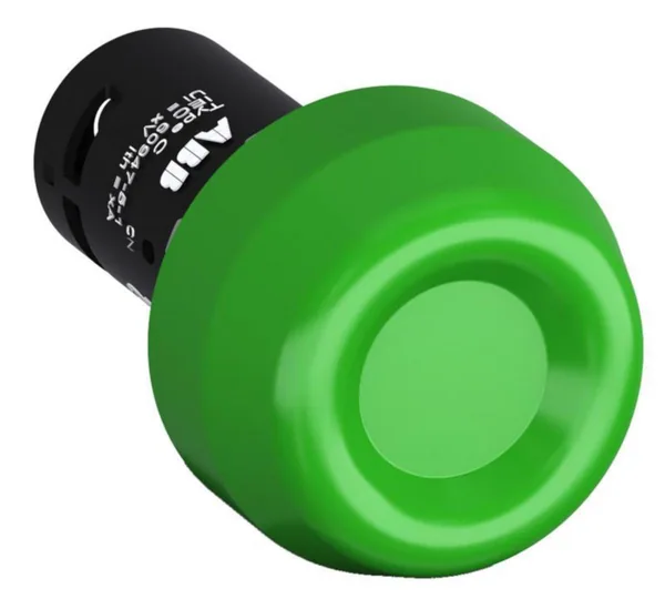 Ulkoneva painike ABB Heavy Duty VIHREÄ, 1NO,1NC