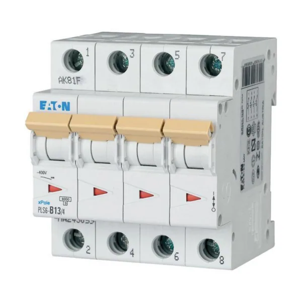 Johdonsuojakatkaisija Eaton Xpole PLS6-C13/4-MW