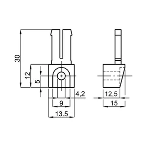 Kiinnitysjalka virtamuuntajille Frer korkea - VIRTAMUUNTAJATARVIKE FRER 9SAMPDL TAC020, TAC051-53