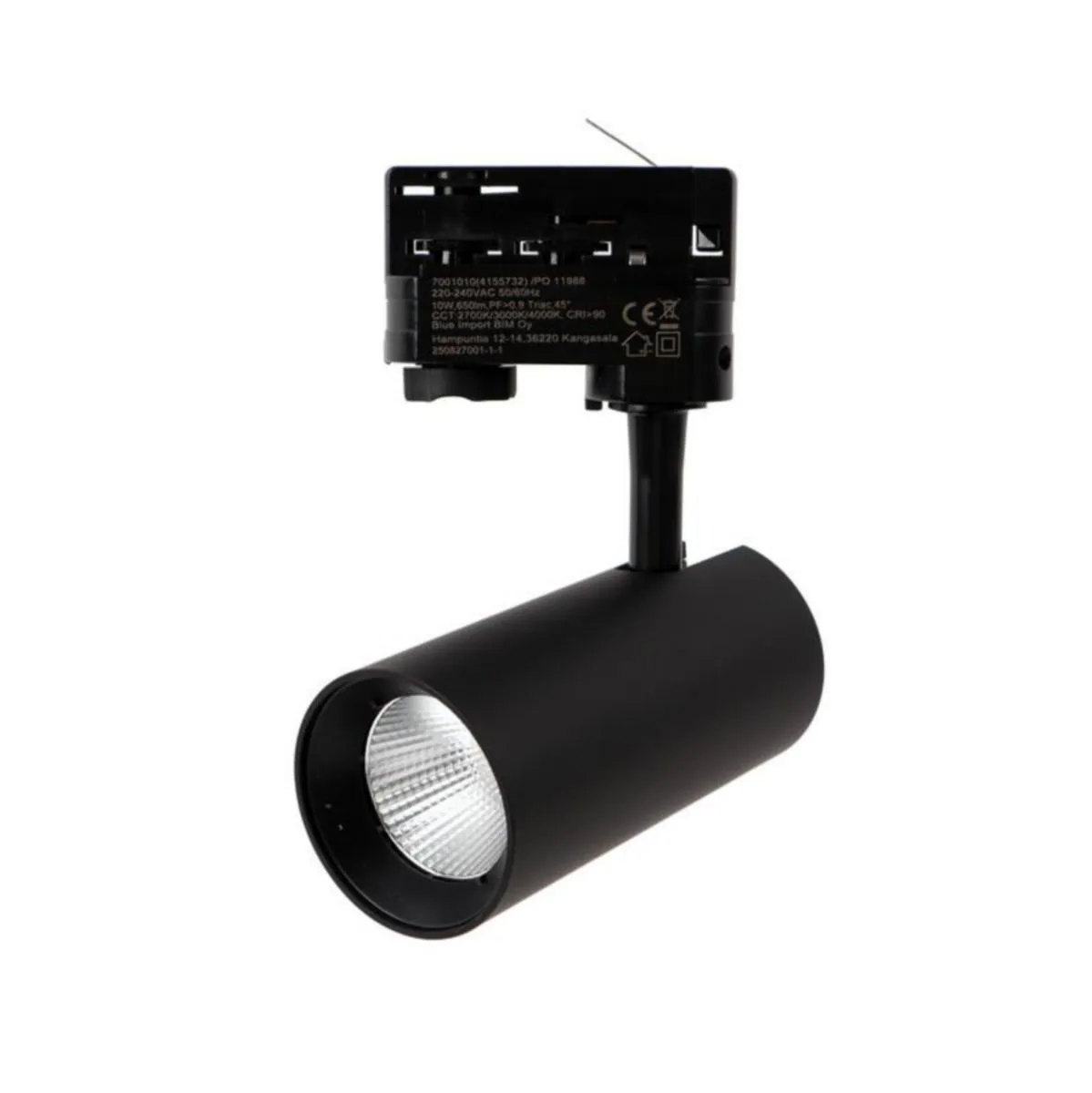 Kohdevalaisin FTLight Triac - KOHDEVALAISIN FTLIGHT 10W TRIAC 3CCT MUSTA