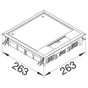 Lattiarasia Hager electraplan.VE-EE - LATTIARASIA ELECTRAPLAN.VE-EE PA 244x244 HAR 12mm