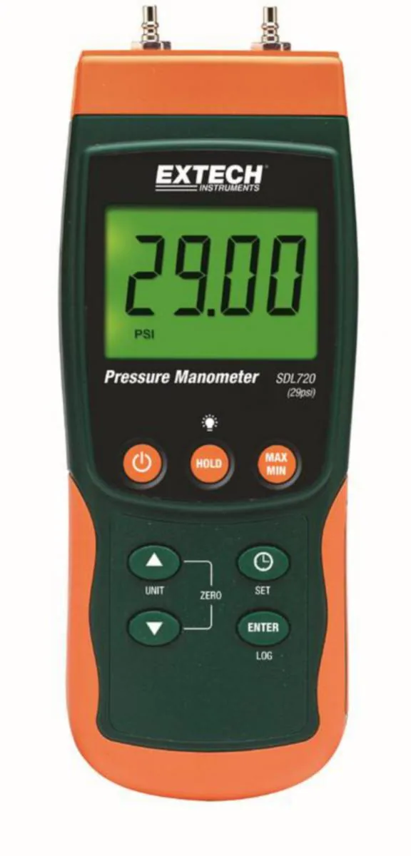 Manometri/dataloggeri SDL720 Extech - DATALOGGERI EXTECH MANOMETRI .29psi (2000mbar)