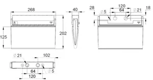 Opastevalaisin Teknoware Opas 90 - OPASTEVALAISIN OPAS 90 Y9071WT120 24-230V 25M O/V/A