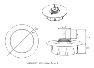 Optinen lisätarvike Philips Ledinaire highbay - OPTINEN LISÄTARVIKE LEDINAIRE HIGHBAY MIKROAALTOSENSORI
