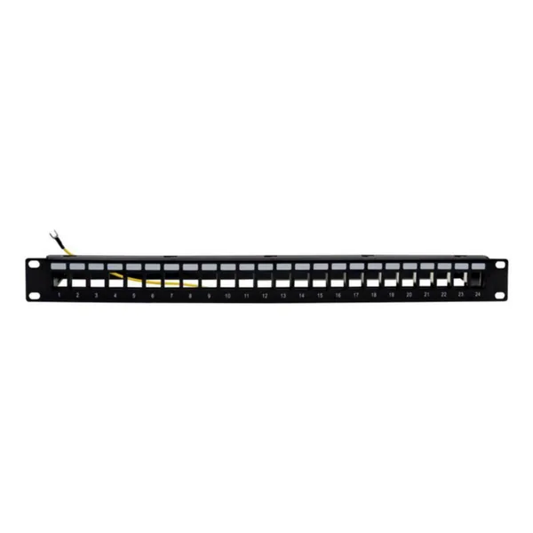 Paneeli-kupari Televes Datacom 19" 1RU 24XRJ45 KAAP. KANNATIN