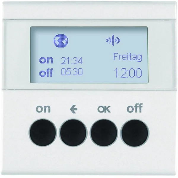 Kellokytkin KNX Hager S.1 VKO 1K RF QUICKLINK VAL