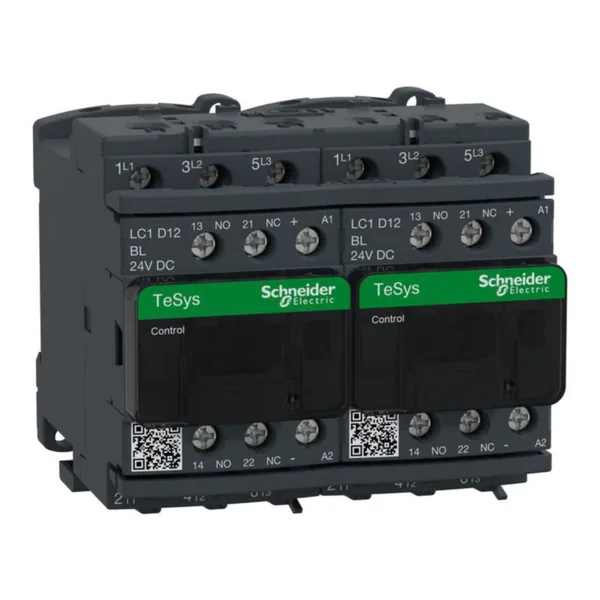 Kontaktori Schneider Electric TeSys LC2D12BLV 12A 3S 2S+2A 24V DC