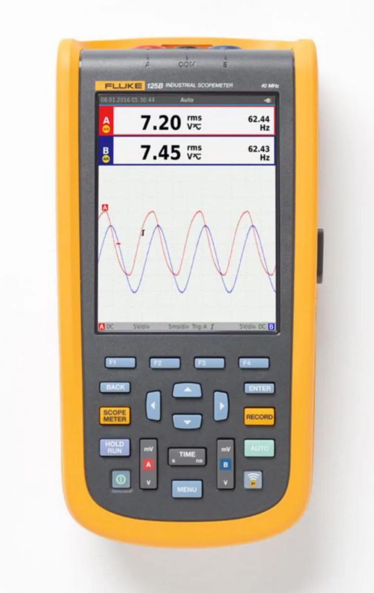 Oskilloskooppi 125B/EU/S Fluke - OSKILLOSKOOPPI SCM FLUKE 125B/EU/S