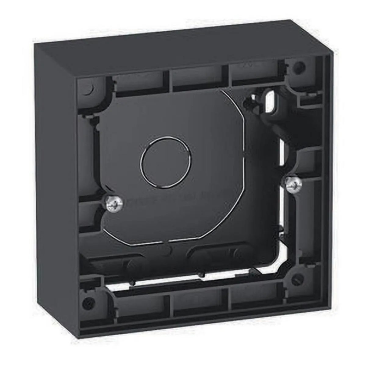 Pintakehys ELKO Plus asennus 1OS/IP20/87MM MUS H=40MM – musta