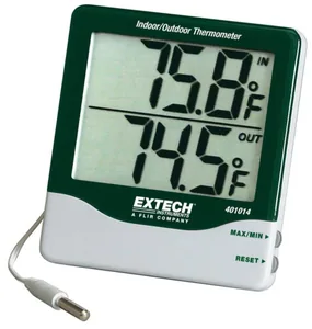 Sisä-/ulkolämpömittari 401014 Extech - LÄMPÖMITTARI EXTECH SISÄ-/ULKOLÄMPÖ LCD