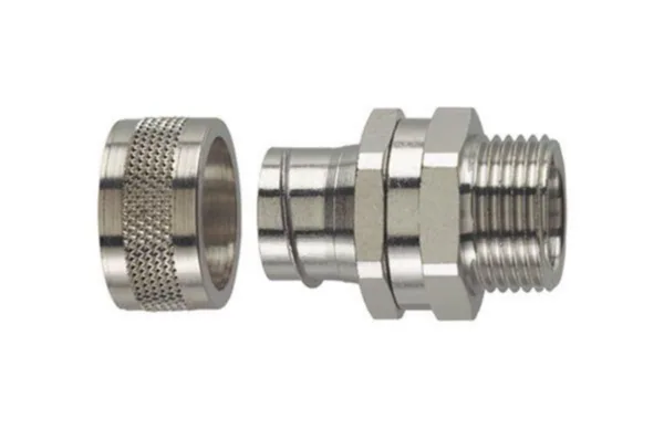 Suojaletkuliitin metalli PCS, HellermannTyton PCS40-SM-M40 SUORA M40 MS 2kpl