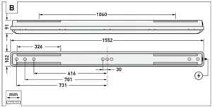 Teollisuusvalaisin Twenty3 2310 - TEOLLISUUSVALAISIN SULJETTU 2310 15 B 40/60/ML-840 ET PC