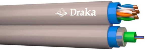 Tietoverkkokaapeli-CAT6 Draka Afumex hybridi