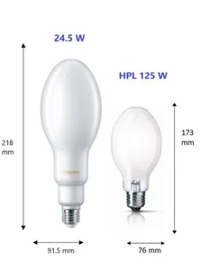Ympärisäteilevä lamppu Philips TrueForce - YMPÄRISÄTEILEVÄ LAMPPU TRUEFOR E27 830 4000LM 125W=24.5W 230V