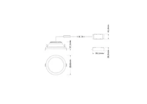 Alasvalo Ledvance Downlight Comfort - ALASVALO LEDVANCE DL CMFT D150 18W CCT ML OP