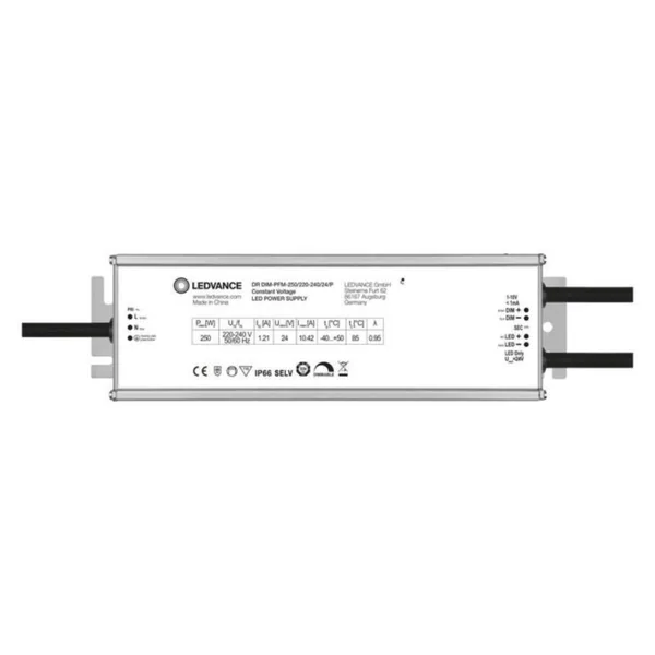 Elektroninen liitäntälaite Ledvance DR DIM Performance P DR DIM-PFM DIM-PFM-250/220-240/24/P