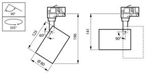 Kohdevalaisin Philips CoreLine Projector - KOHDEVALAISIN CORELINE PROJECT ST151T LED30S/930 WB BK