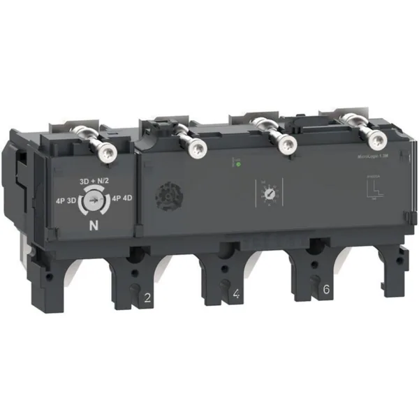 Kompaktikatkaisijan suojarele Schneider Electric ComPactT MicroLogic 4P 1.3M 500A NSX630