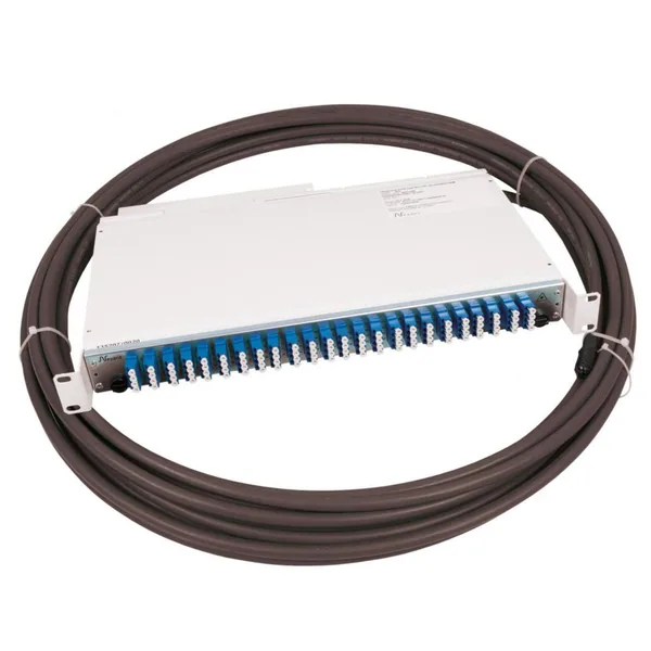 Kuitupaneeli 19" esikytketty Nexans PANEELI-ESIKYTKETTY 19"1U 96SM LC/UPC FZOMU-SD 50M