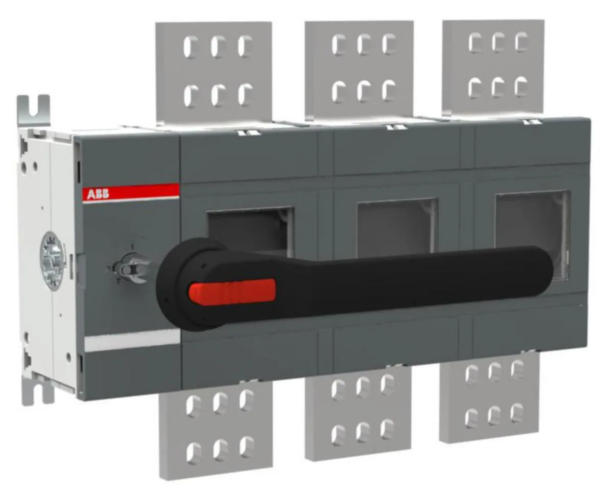 Kuormankytkin vääntö ABB 3-napainen AC-22A 3-NAP. 2500A 690V – musta