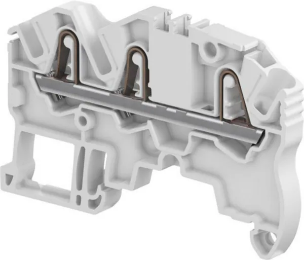 Läpivientiliitin TE / ABB Entrelec -liittimet HARMAA, LEV:5,2MM, JOHTO:2,5MM